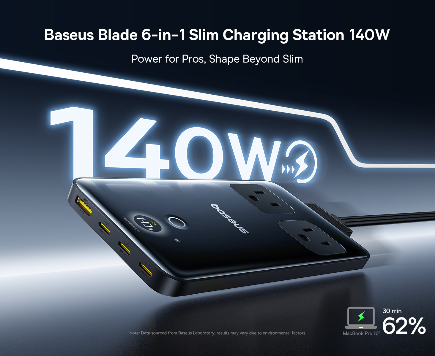 baseus-blade-steckdosenleiste-2ac-1u-3c-140w image 8