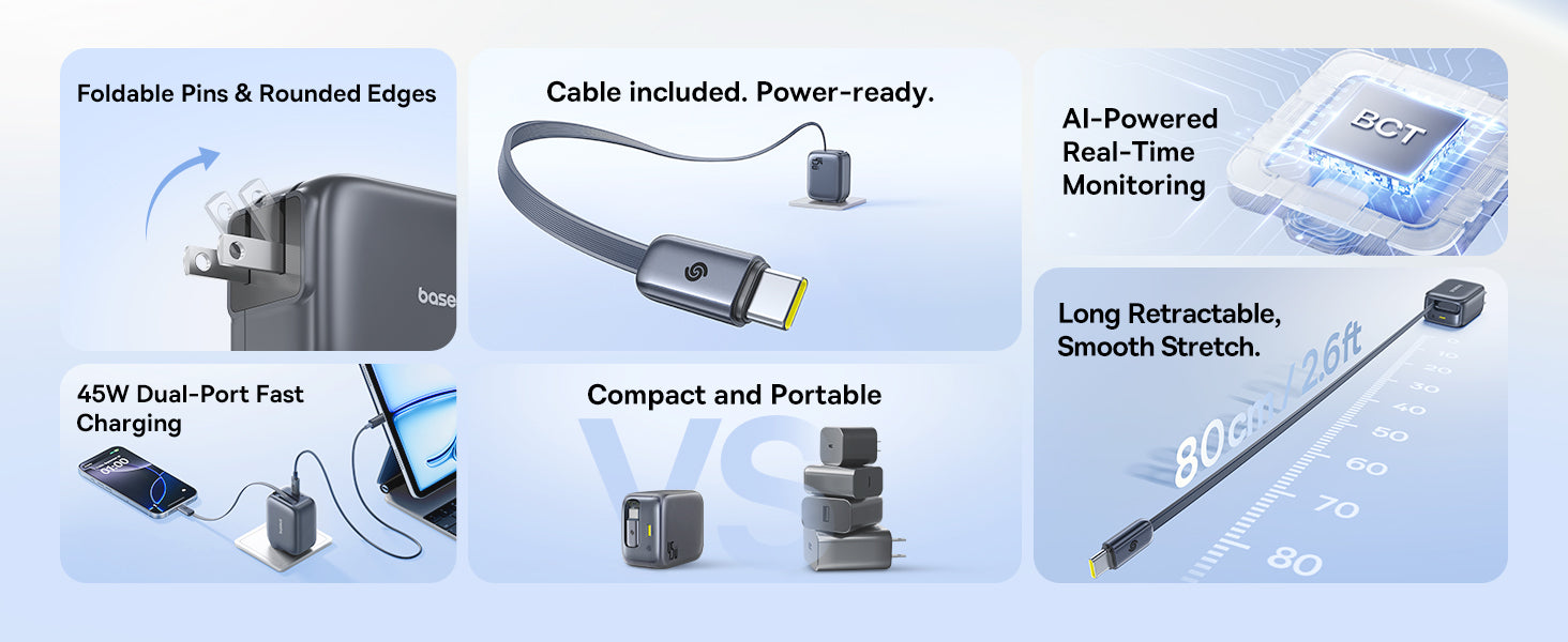 baseus-enercore-cj11-45w-ladeger-t-mit-einziehbarem-usb-c-kabel-2x-usb-c image 8