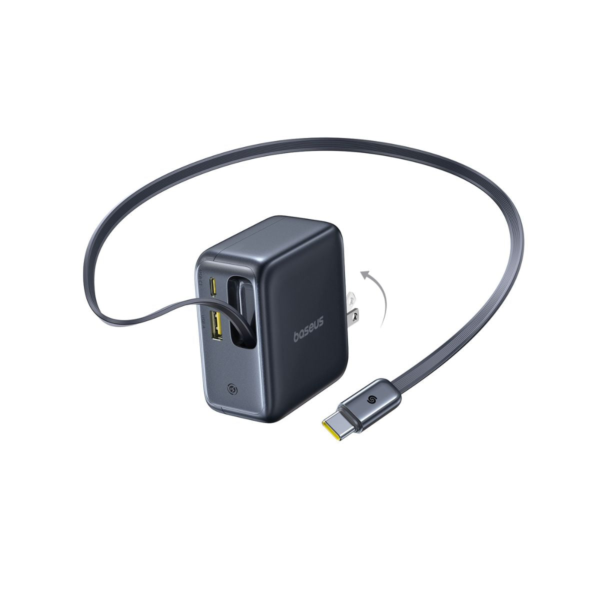 baseus-enercore-cj11-ladeger-t-mit-einziehbarem-kabel-100-w-2x-usb-c-1x-usb-a image 3