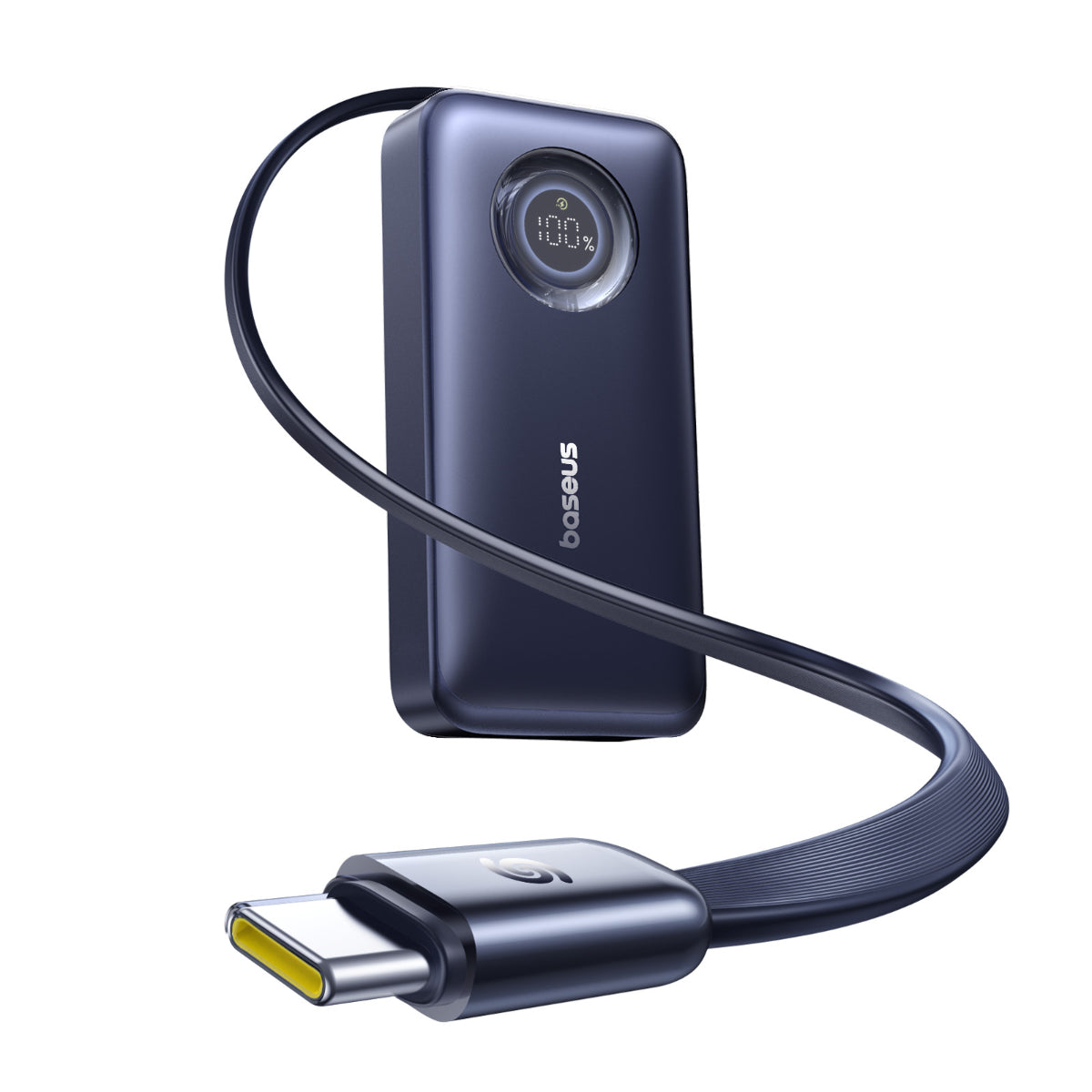 baseus-enercore-cr11-powerbank-10000mah-45w-mit-einziehbarem-usb-c-kabel image 1
