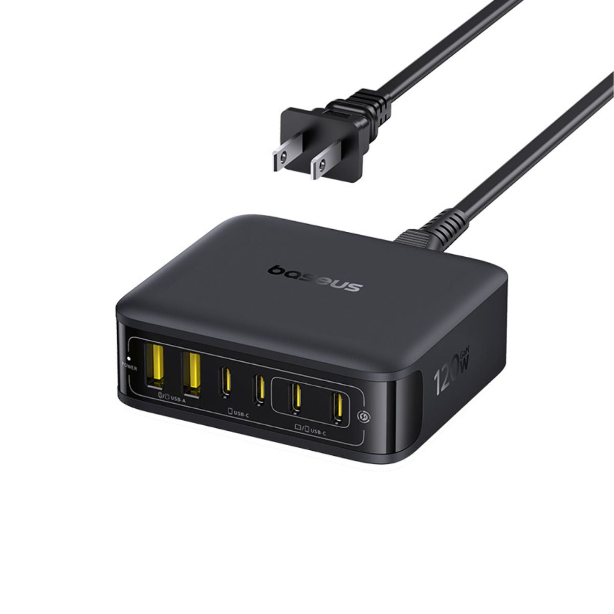 baseus-enerfill-fh21-desktop-ladestation-120w-mit-4x-usb-c-und-2x-usb-a image 1