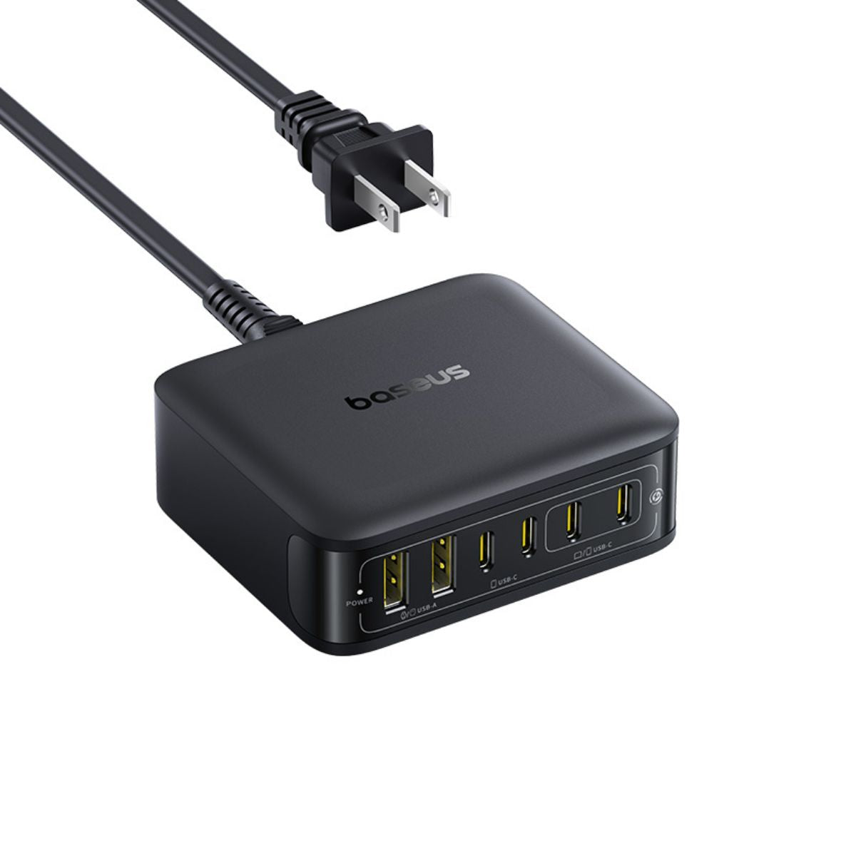 baseus-enerfill-fh21-desktop-ladestation-120w-mit-4x-usb-c-und-2x-usb-a image 4
