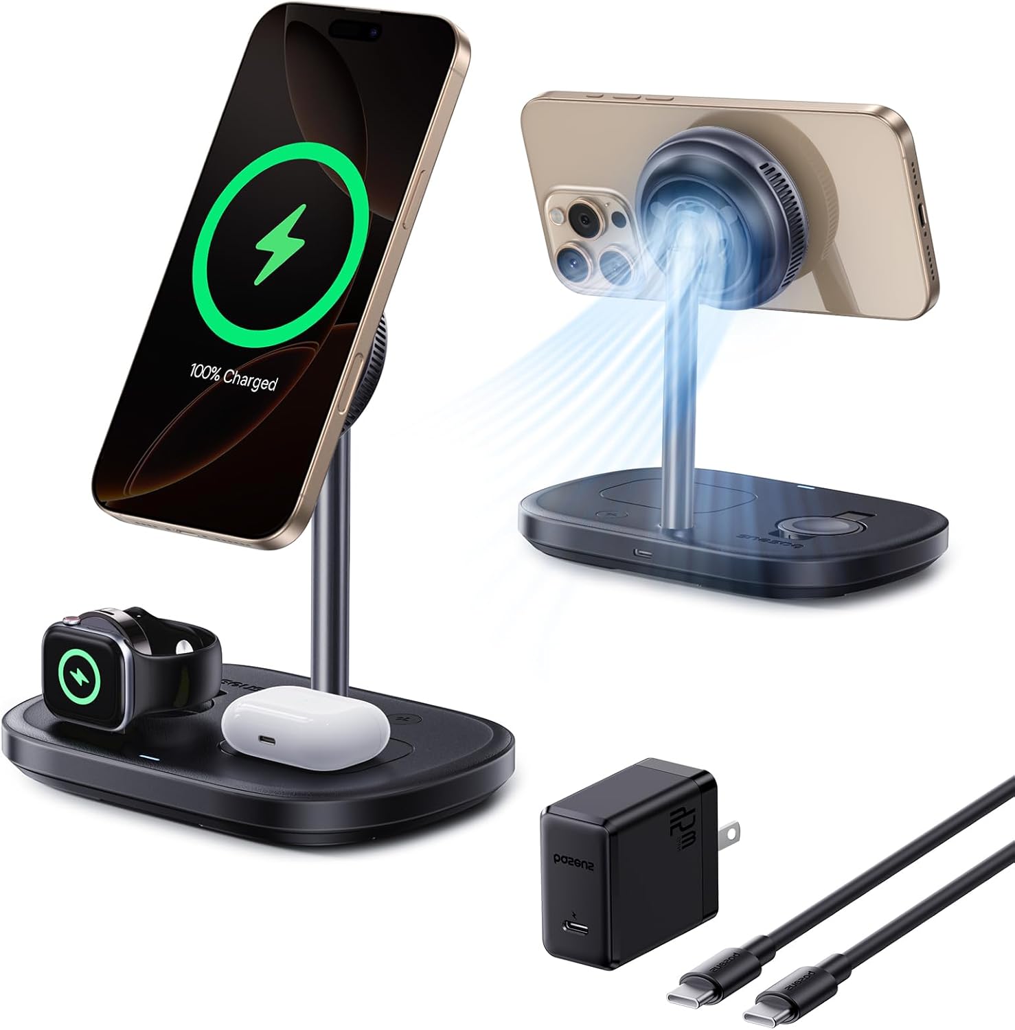 baseus-enerfill-fs41-3-in-1-qi2-ladestation-f-r-iphone-watch-und-airpods image 7