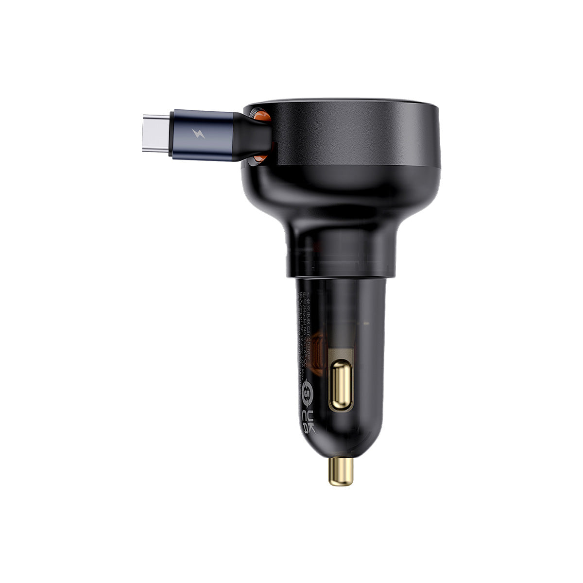 baseus-enjoyment-pro-60-w-kfz-ladeger-t-mit-ausziehbarem-usb-c-kabel image 3