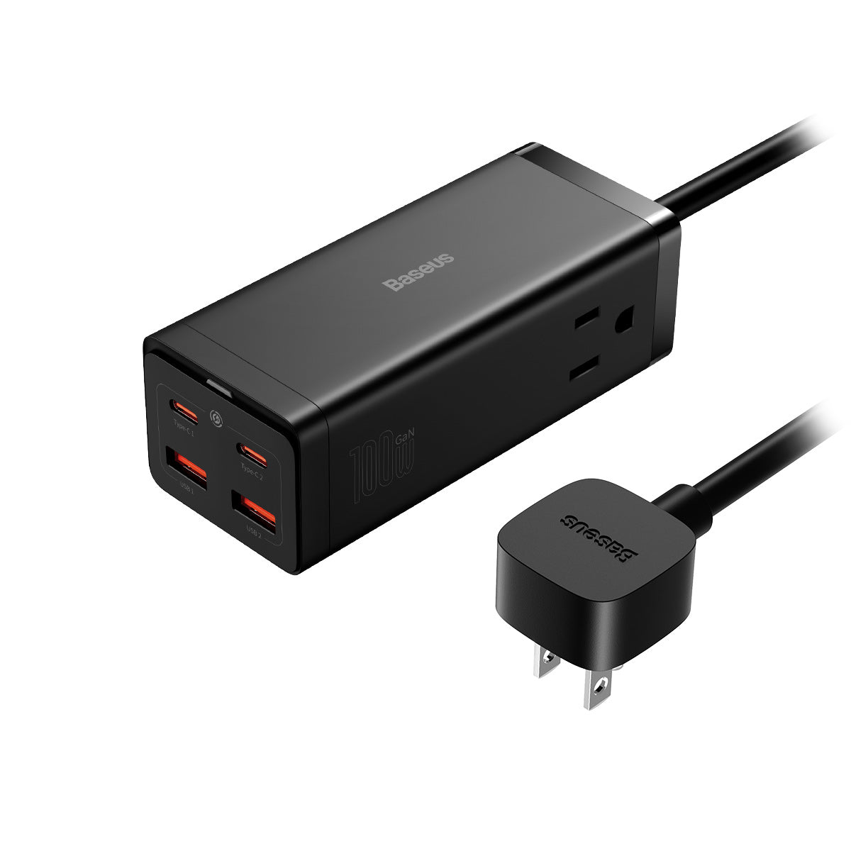 baseus-powercombo-gan3-pro-6-port-ladestation-mit-2-ac-steckdosen-100-w image 2