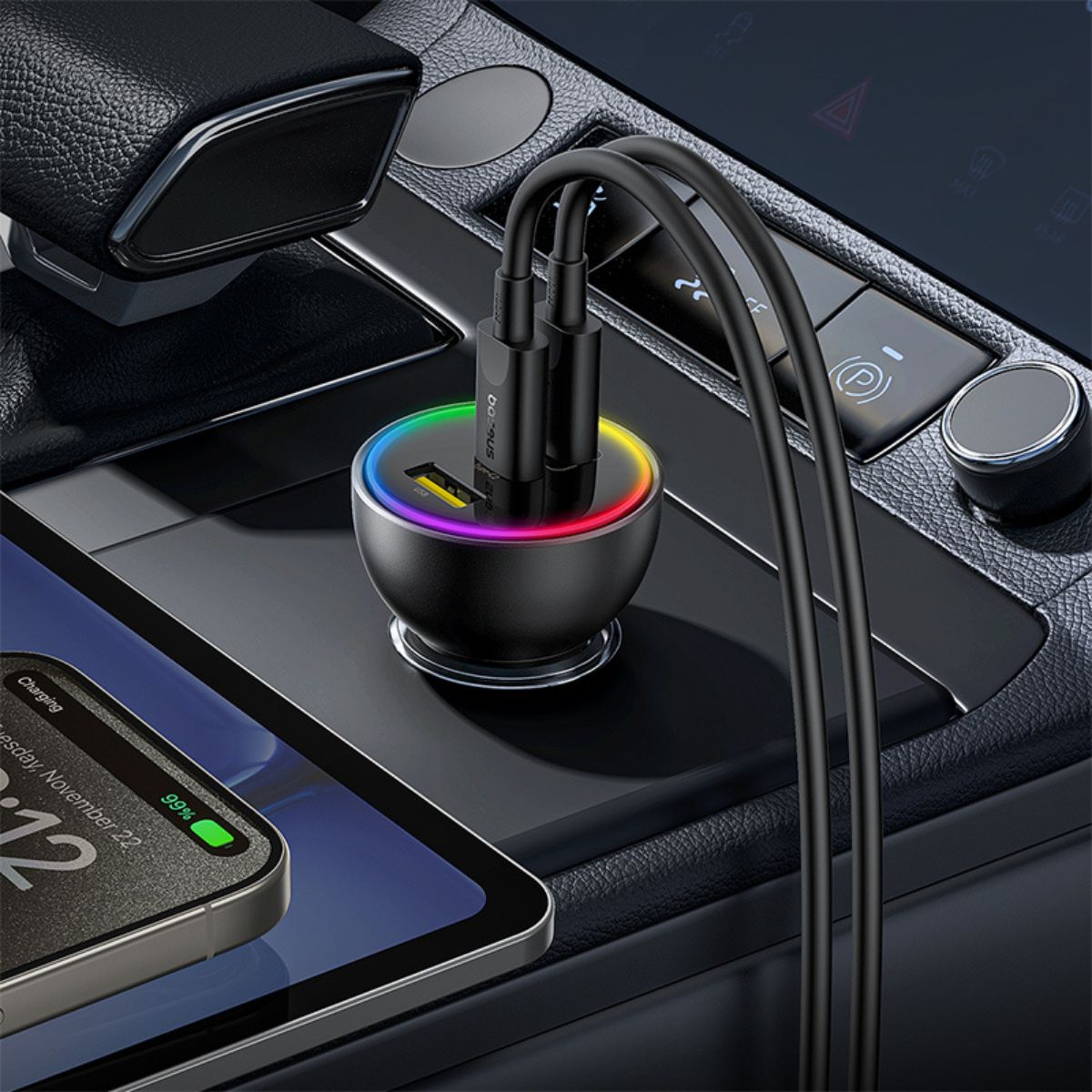baseus-multi-port-autoladeger-t-c-c-u-152-5-w-mit-rgb-licht-set image 8