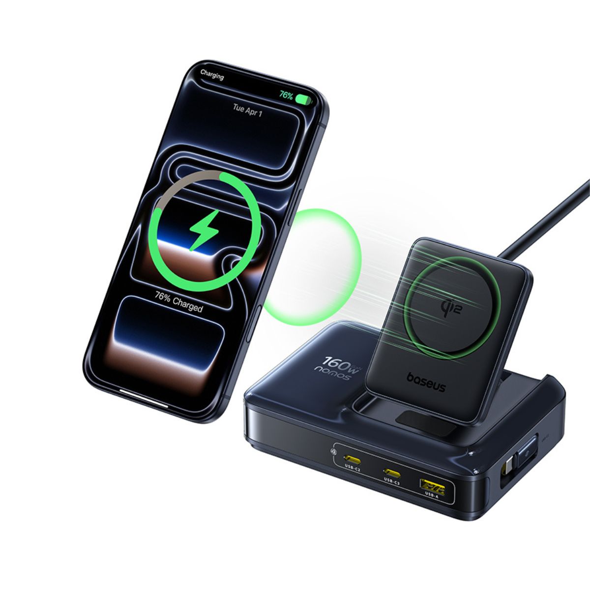 baseus-nomos-nh21-5-in-1-desktop-ladestation-160w image 5