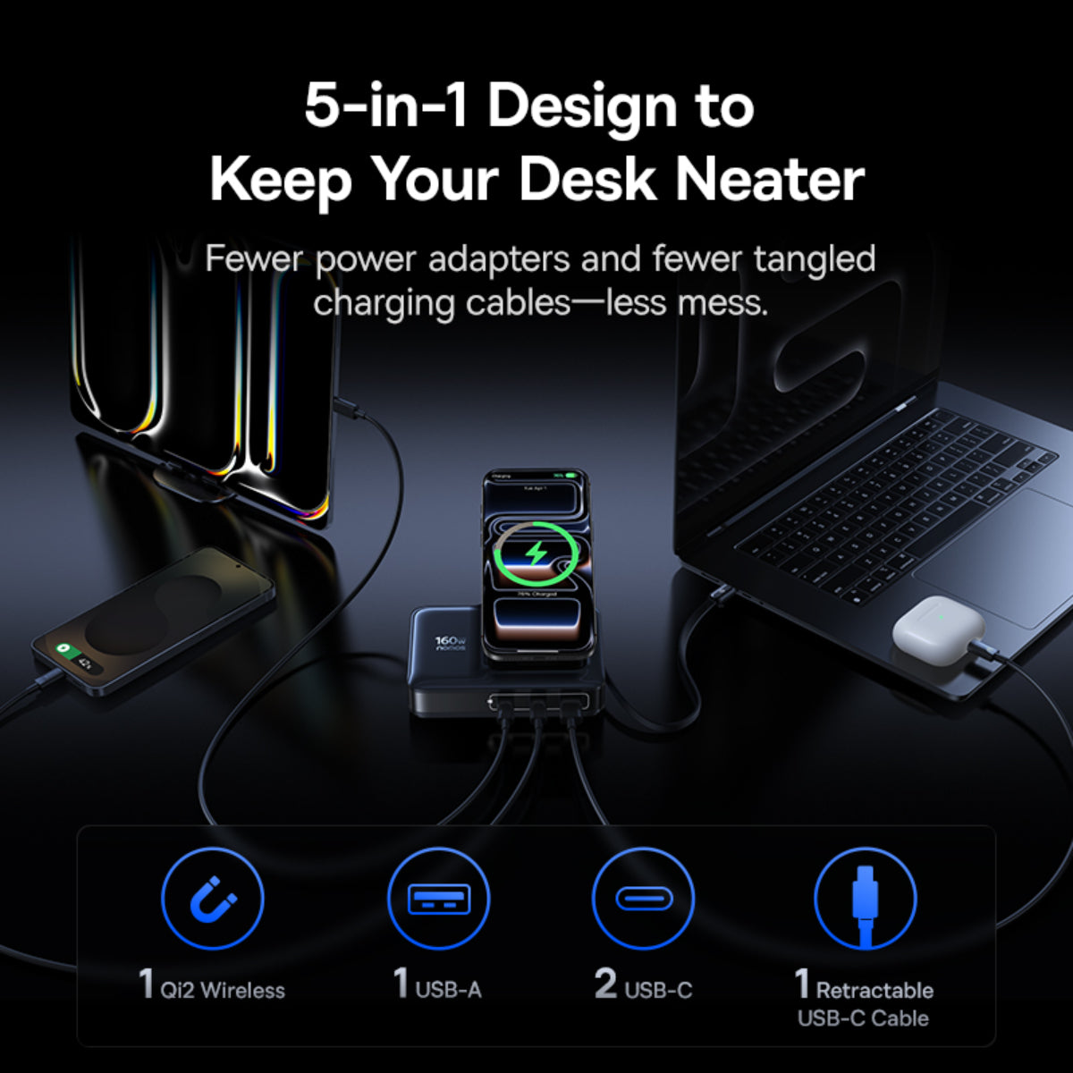 baseus-nomos-nh21-5-in-1-desktop-ladestation-160w image 7
