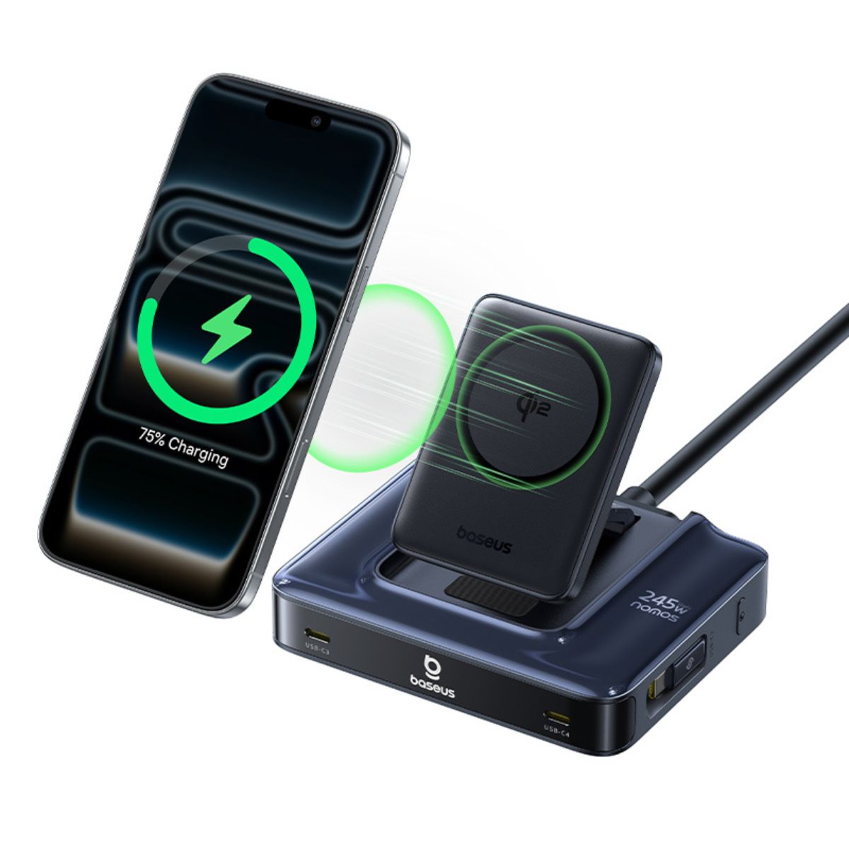 baseus-nomos-nh21-desktop-ladestation-245-w-6-in-1-mit-15-w-wireless-charging image 5
