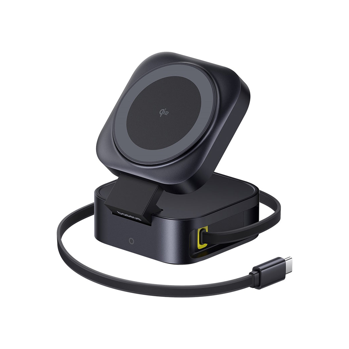 baseus-picogo-2-in-1-qi2-magnetisches-ladeger-t-67w-mit-einziehbarem-kabel image 1