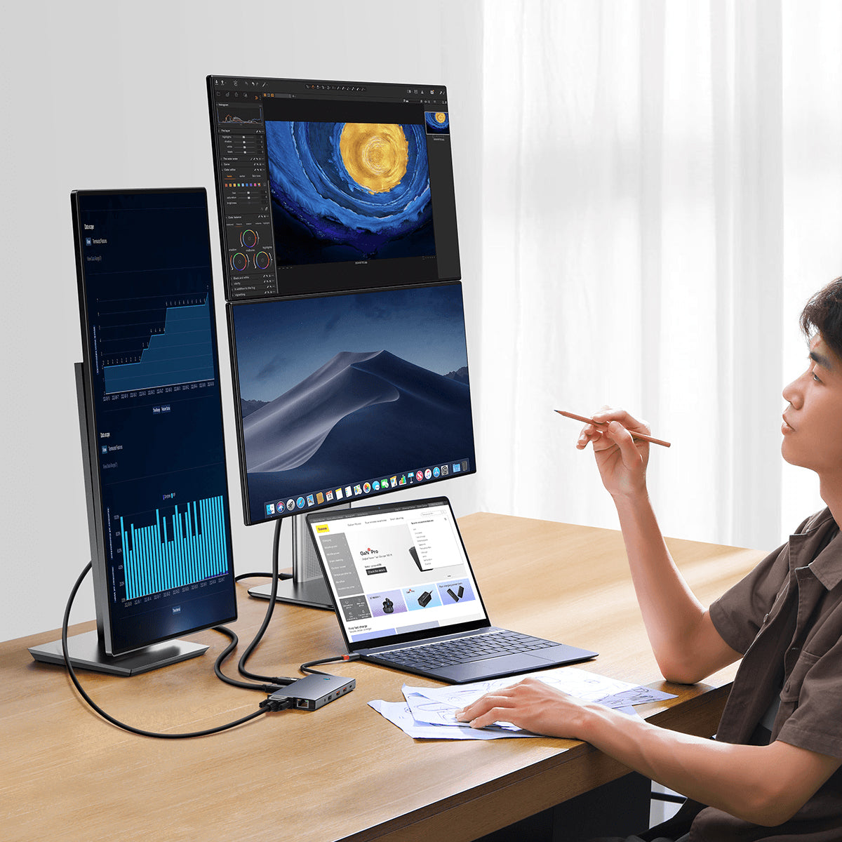 baseus-portaljoy-13-in-1-usb-c-hub-4k-120hz-pd-100w image 8