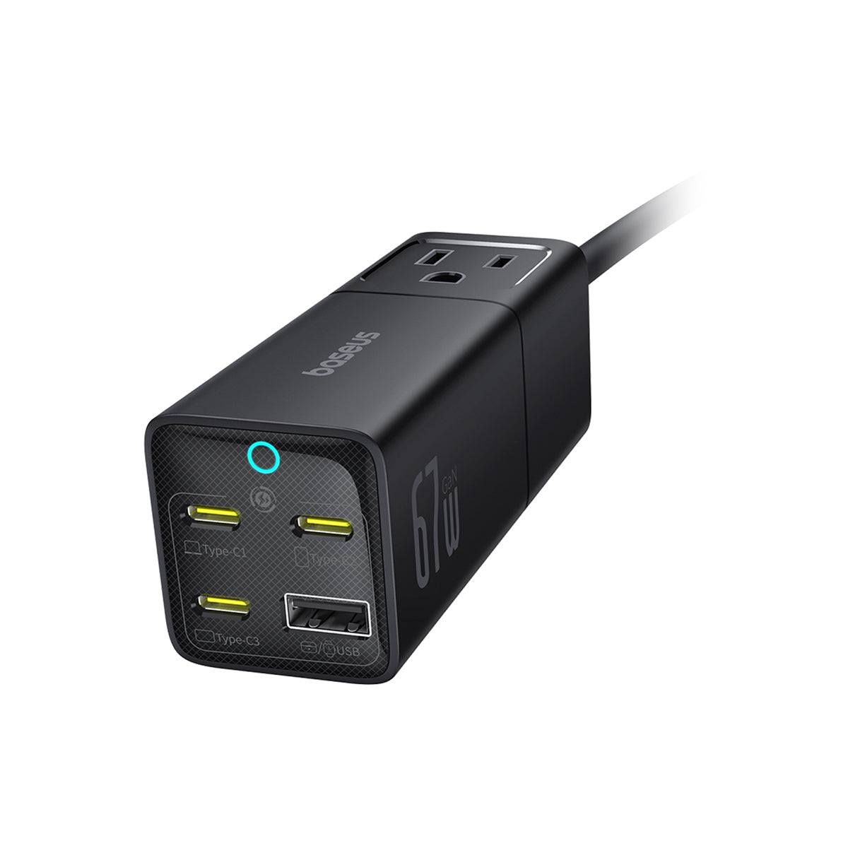 baseus-powercombo-mini-steckdosenleiste-67w-1x-ac-1x-usb-a-3x-usb-c image 8