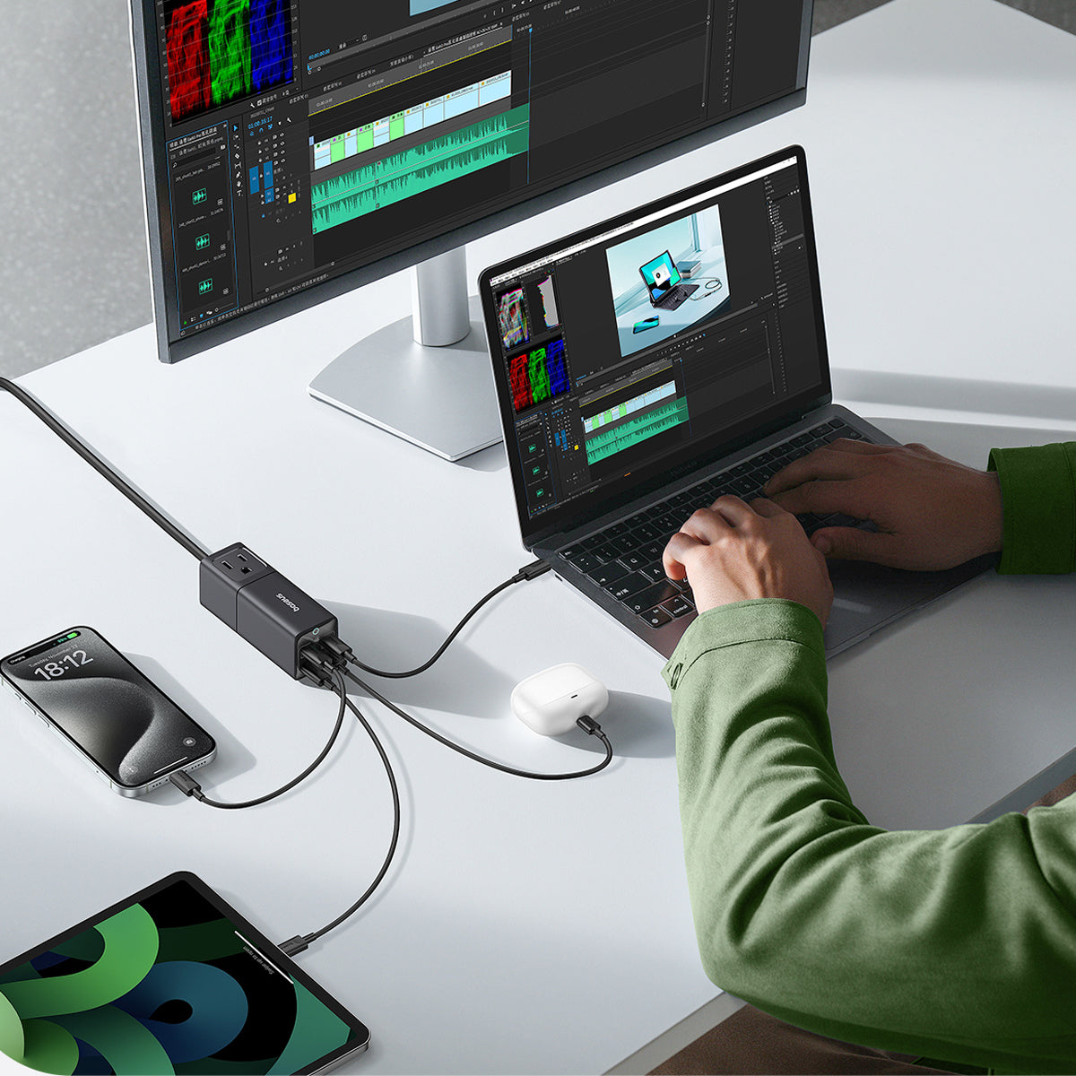 baseus-powercombo-mini-steckdosenleiste-67w-1x-ac-1x-usb-a-3x-usb-c image 7