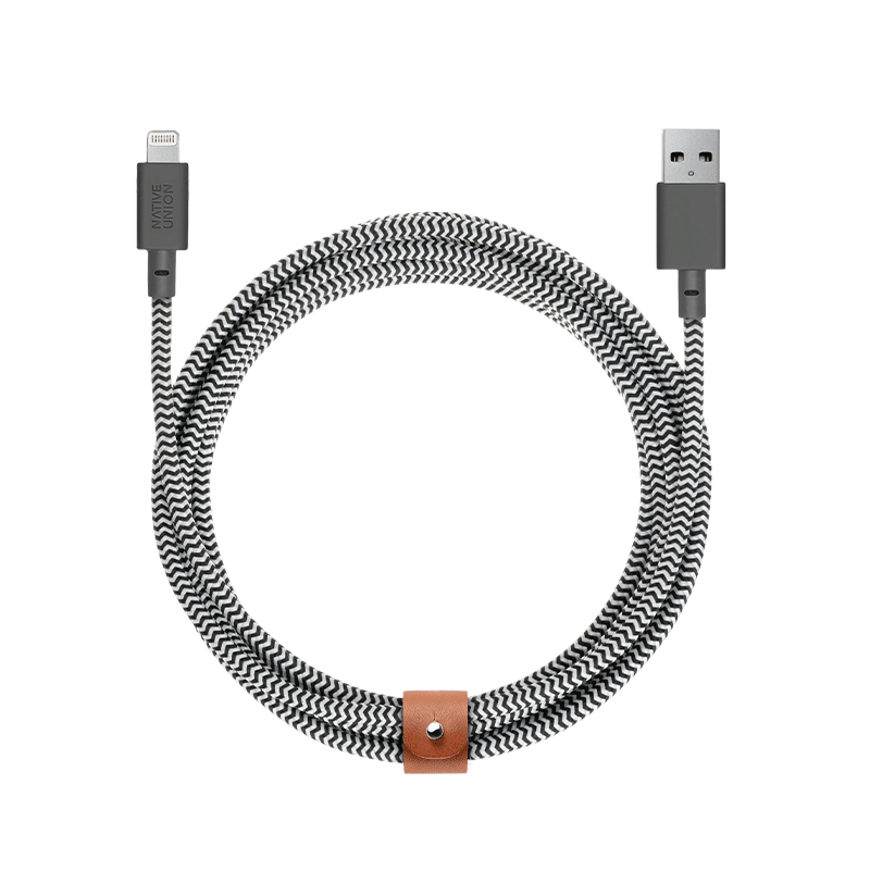 native-union-belt-cable-xl-usb-a-auf-lightning-kabel-3-m-mit-lederriemen image 1