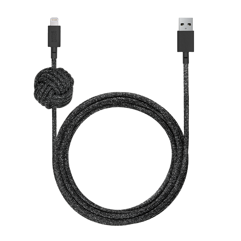 native-union-night-cable-usb-a-auf-lightning-kabel-3-m-mit-gewichtsknoten image 4