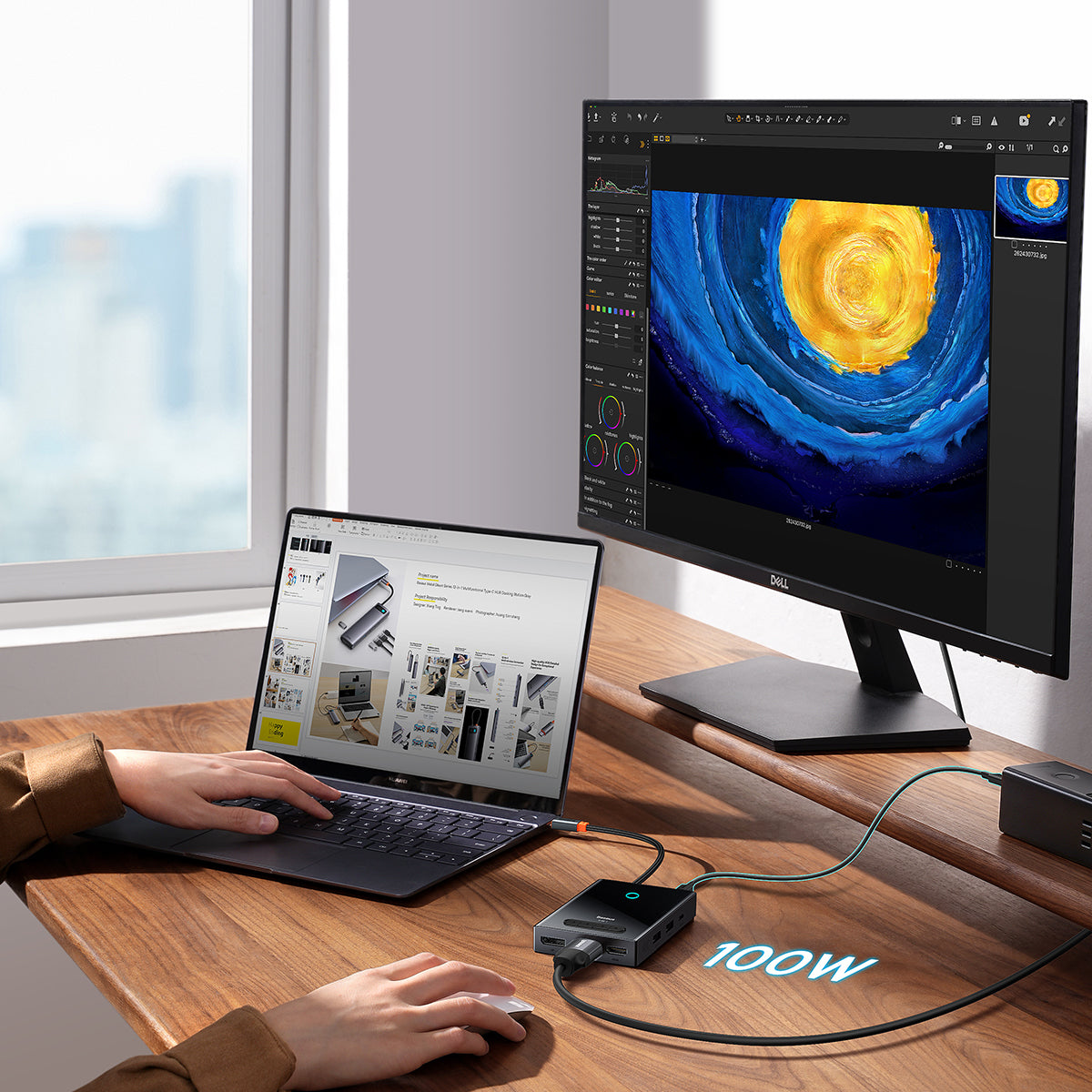 baseus-pioneerjoy-8-in-1-usb-c-hub-mit-4k-60hz image 8